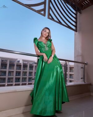 Heba ElSisi Instagram - 💚💚💚💚
#hebaelsisy #missegypt #egypt #green