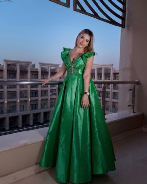 Heba ElSisi Instagram - 💚💚💚💚
#hebaelsisy #missegypt #egypt #green