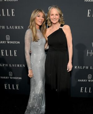 Helen Hunt Instagram - Glammed up to be with @ninagarcia and @elleusa to celebrate women in film. Love her!