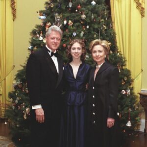 Hillary Clinton Instagram - New Year's Eve, 1999. Hope you're celebrating with people you love tonight. 🥂

Photo: David Scull