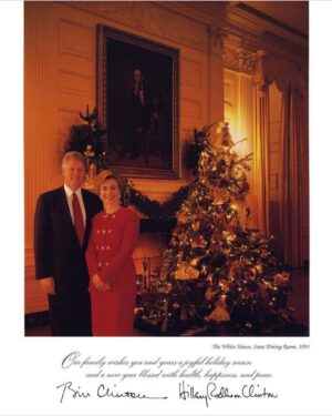 Hillary Clinton Instagram - Some of our White House Christmas trees throughout the years. Wishing everyone celebrating today a very merry Christmas!