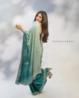 Hima Bindhu Instagram - NEW YEAR 🎊
NEW DREAMS ✨
NEW CHANCES 🪄
 📸 @irisproweddingphotography 
@mramvigneshphotography 
Blouse @f2f_designerboutique