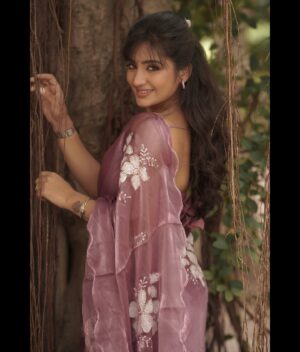 Hima Bindhu Instagram - Getting colder🧊❄️ now 
🌟
⚡️
✨

Artist - @himabindhu____
Costume - @kaarigai.sarees
Photographer - @camerasenthil
Makeup - @profile_makeover
Hair - @mahi_hairstyliz
Shoot Organised by @rrajeshananda