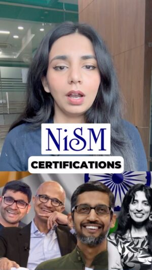 Himani Chowdhary Instagram - More details below ⬇️ 

Did you know that there are certain NISM certifications that help you be in the top 1% of Finance Industry.

So if you are looking to make a career in Finance read it thoroughly 

Research Analyst Certification: 

The NISM Research Analyst Certification (Series XV) equips individuals with the foundational knowledge and skills required to excel in the role of a research analyst in the Indian financial services industry. 

You can become research analysts in brokerage firms, investment banks, asset management companies, or other financial institutions. Or you can start your own research firm if you get SEBI registration - sell research reports and stock targets 🎯 

It teaches: 
Basics of Indian Securities Markets
Fundamental and Technical Analysis
Financial Statement Analysis
Valuation Techniques
Research Report Writing

Mutual Fund Distributor

 is a mandatory credential for anyone who wants to sell mutual fund products in India. This includes individuals working for mutual fund companies, distributors, banks, or other financial institutions. 

The certification ensures that distributors possess the necessary knowledge and skills to provide informed advice and recommendations to investors regarding mutual funds. 

You can sell empaneled with existing Mutual Fund companies and sell their mutual funds and earn commissions through it. Make sure to get registered with AMFI. 

It teaches

Mutual Fund Fundamentals
How to Select Mutual Funds
Mutual Fund Regulations 
Financial Planning
Sales & Communication 

NISM Portfolio Management Services 

It is a crucial qualification for individuals aspiring to manage client portfolios professionally in India. It started in 2020 and went fully functional with nism in july 2023. 

You can become Portfolio Officer/Manager in an existing Wealth Management Firm, Mutual Fund Companies or Investment Banks. Or start your own Portfolio Management Service and earn advisory fee and commissions both. 

It teaches

Investing Fundamentals 
Portfolio Management 
Indian Securities Market
Investment Research 

#nism #certification #finance #career