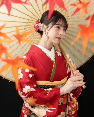 Hina Kikuchi Instagram - 成人式の前撮りしたよᙏ̤̫͚ฅ