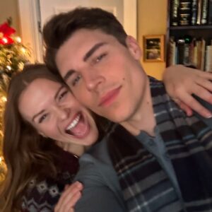 Holland Roden Instagram - How many pictures did @nolanfunk and I take during #fivegoldrings ?!!! TOO MANY to count 😅🎄

@stevenrmonreo and @emerlin789 
Brought us in and lead the ship down such a fun scavenger hunt 🔎🔎🔎🔎

✨I hope you enjoy this #countdowntochristmas movie 

‼️Airs TONIGHT!! On @hallmarkmystery at 8pm/7pm central 🎅🎅🎅

And Shoutout to the Winnipeg crew!! I had the same amazing 1st ad Ronaldo 8 years ago!! 
Shooting Channel Zero ❤️