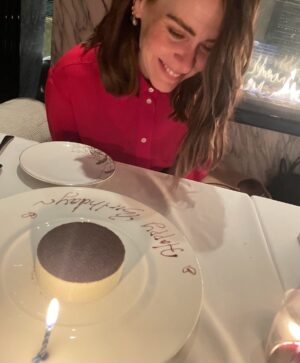 Holland Taylor Instagram - After her sensational 50th birthday party at @ChateauMarmont - where Sarah was mobbed and hugged and kissed and danced with like crazy by a couple hundred nearest and dearest, long-time friends and new - a bunch of kids from her high school days - her best pal at eleven, movie stars and fellow cast members from the length of her 30 year career… one mother, two sisters, one partner, a couple of Moguls, writers, hair/make up geniuses, wardrobe doyennes from both costumes and fashion-all of us in a joyous crush- 
As the crowd thinned a bit in the later hours - the absolute banging DJ led us on a fabulous journey of 70’s music to the 90’s… and then, carried in like Cleopatra’s barge- a massive cake that every single person said was the greatest cake they had ever eaten in their life, arrived - Sarah glowed in the candle light and the rafters at @Chateau sighed with pleasure. 

AFTER all that, two days later, on her actual Birthday, Sarah and I went for a little dinner, just us, at the Bel Air, and as we enjoyed our cocktails, I marveled at her talents. 

As an actress she is proving to be a varied and mightily gifted artist, a delightful clown, and a profound guide through the human experience - but it is her gift for
Friendship that is the true marvel. And for nourishing and keeping all her relationships, tending to them, often at significant expense of time when she doesn’t have it, and lending emotional support when she is truly exhausted. Her generosity is legendary, like someone throwing money off the back of trains. 
But it is the depth of feeling in all her relationships- yes, with Winnie and Louise and Georgie, too - that is so moving to me. Sarah is a serious person. And I seriously love her.