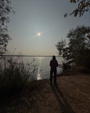 Ihana Dhillon Instagram - Wilderness begins where the road ends , and if the roads never end , there will never be any wilderness. 
#sukhanalake what a beauty you are ❤️😍
#chandigarh_diaries #love #ihanadhillon
