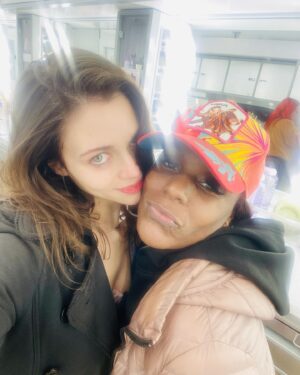India Eisley Instagram - Wanda! Brilliant working with you awesome lady! ✨