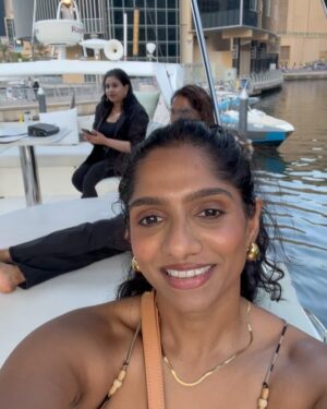 Jamie Lever Instagram - Thank you soo much @deepseaadventuresdxb @raynatours_ for arranging this Yacht 🛥️ ride for us in #Dubai… We had the best time & the most beautiful view of the sunset..