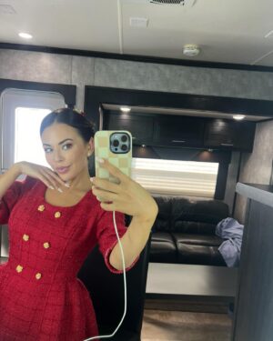 Janel Parrish Instagram - This magical movie premieres tomorrow and and as you can see, an amazing time was had 🤍 check out #sugarplummed tomorrow night on @hallmarkchannel ✨🧚 we promise big laughs, adventure, some happy tears, and a whole lot of Christmas magic!