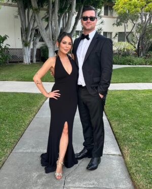 Janel Parrish Instagram - I needed some serotonin today, so I took a trip back to two weeks ago when I got to watch my beautiful and wonderful friend @lanacondor marry her person @anthonydltorre 🤍 was honored to be there to witness your union, sister. I love you forever, you beautiful soul