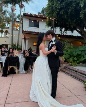 Janel Parrish Instagram - I needed some serotonin today, so I took a trip back to two weeks ago when I got to watch my beautiful and wonderful friend @lanacondor marry her person @anthonydltorre 🤍 was honored to be there to witness your union, sister. I love you forever, you beautiful soul
