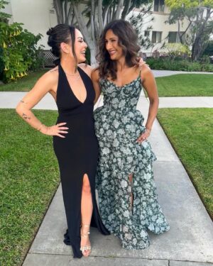 Janel Parrish Instagram - I needed some serotonin today, so I took a trip back to two weeks ago when I got to watch my beautiful and wonderful friend @lanacondor marry her person @anthonydltorre 🤍 was honored to be there to witness your union, sister. I love you forever, you beautiful soul