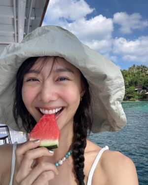 Jarinporn Joonkiat Instagram - 🍉 nam nam 🏝️