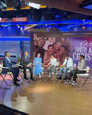 Jasmine Guy Instagram - Missed Good Morning America 3 @abcgma3 this today? 🎥 Catch acting legends Dorien Wilson, Jasmine Guy and TC Carson talking about their new movie “A Wesley South African Christmas.” Premieres November 21st on @betplus 

Get ready to celebrate the magic of family, culture, and Christmas in, South Africa. with the Wesleys! 🎬

#AWSAC #BETPlus #wearethewesleys #ChristmasInSouthAfrica #octetinsouthafrica #thewesleys #AWesleySouthAfricanChristmas #OctetProductions #HolidayMovies