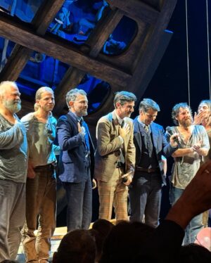 Jennifer Carpenter Instagram - What a night! It’s impossible not to sing along… so don’t sit next to me! Congratulations to everyone at @sweptawaymusical !! What an explosive show!!