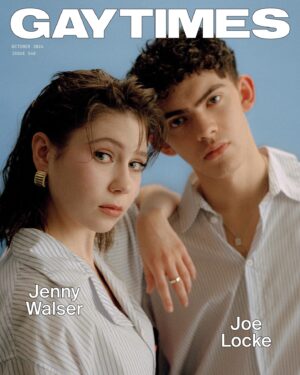 Jenny Walser Instagram - Ahead of the show’s third season, Heartstopper stars Joe Locke and Jenny Walser grace the October issue of GAY TIMES Magazine 🍂⁠
⁠
The pair discuss the powerful storylines in Heartstopper season three, the touching dynamic between their fan-favourite siblings and the impact Charlie’s mental health journey will have on viewers. They also tease the multiple f-bombs we can expect this season and how there are also “some f**ks in the physical sense”. Yep, Heartstopper has officially entered its sex era!⁠
⁠
Read the cover interview at the link in bio today!⁠
⁠
Photography by @thehidhir ⁠
Words by @samdamshenas⁠
Art Direction by @jackrowe_⁠
Styling by @peterbev ⁠
Makeup for Jenny Walser by @hannahdaviesmakeup⁠
Hair Styling for Jenny Walser by @jasongohhair⁠
Grooming for Joe Locke by @SandraHahnel at Caren using Nars⁠
Styling assistance by @JemimaPlume⁠
Lighting assistance by @typical_ianblax⁠
⁠Special thanks to @elliot.berry and @kate.h.11 at Netflix