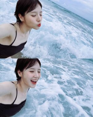 Jeon Hee-jin Instagram - 나 수영 못 해 어푸어푸 🌊