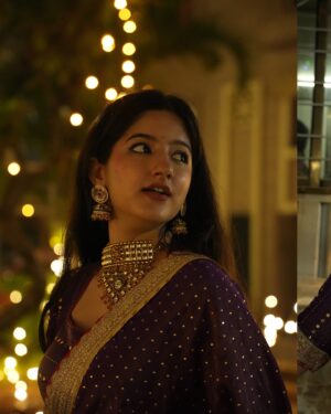 Jhanvi Bhatia Instagram - Dressed like my parents would approve - extra golden and unapologetically Marwadi 🤭💜✨

Ready to crash your wedding, send me the invite now lol 😌

Lil surprise in the end heheh 🥰

#weddingoutfitideas #weddingoutfit #shaadiseason #lehenga #lehengalove #lehengasaree #weddingfashion #explorepage #foryou #marwadi #marwadistyle #indianwedding #personalstylist #jhanvibhatia