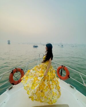 Jhanvi Bhatia Instagram - 23 & blooming 🌻

Had the best 2 days celebrating my birthday! Grateful for everything and everyone who wished me ❤️🧿

P.S. My vision and my design came to life so beautifully with this dress!! Extra love and extra proud that I wore my own design on my birthday 💛😌

#birthdaydress #floraldress #flowerdress #yacht #yachtlifestyle #birthday #birthdayoutfit #owndesign #personalstyle #fashiondesigner #ootd #explorepage #foryou #birthdayfashion #jhanvibhatia