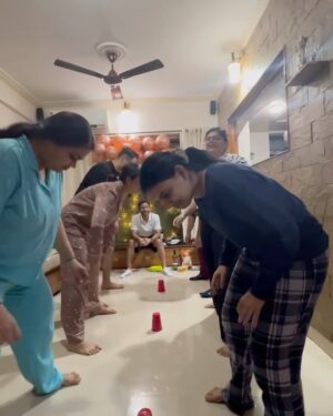 Jheel Mehta Instagram - 🧿When you’re turning 27, a #BrideToBe and are tired of shopping for events, the only answer is to have a #PyjamaParty 🥺🥳 on your birthday!🧿