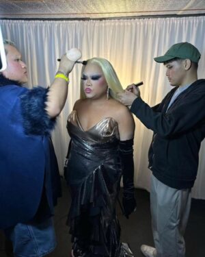 Jiggly Caliente Instagram - Grand Finale episode look. 
Renaissance inspired gown 👗 by @angelayalacouture
On hair was ✂️ @matilduhh
And of course on glam 💄 was @itskenric
Of @paintedbykenric. 
With the styling team @hana_beshie
And @ovcvnt 
Special thank you to @liftclinicph and @dr_cyril_mitchel
For having this face snatched n looking good all season. 
📷 By @mr.jl_galan
Last photo slide from @bjpascual

GRAND FINALE EXTRAVAGANZA ✨ Tune into the final episode of #DragRacePH   #Untucked Season 3! 🇵🇭 
Watch now on:
🇵🇭 @wowpresentsplus   @HBOAsia
🌎 @wowpresentsplus