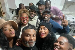 Jill Marie Jones Instagram - It’s a Wrap🎬♥️
#WarDawgz 
#DaphneRocker 

About Last Night… 
#WrapParty 

Thank You @michaelbeach for hosting 😊 
What a FUN NIGHT!!! 🎉🎉🎉
Good Food! Good People! SPADES!!!!!!!!!!! 
What more can one ask for!!! 🤗 

I think we might have a BANGER on our hands… but maybe I’m biased. 👀😜

Hi Girlfriend 💃🏾💃🏾♥️
@therealgolden47