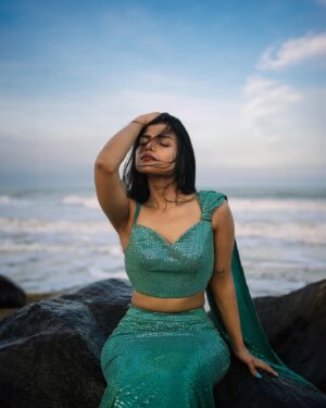 Jini Sundarraj Instagram - Kadal 🌊 🧜‍♀️ 
.
.
Outfit from scratch
Pc @shotsbyharsha