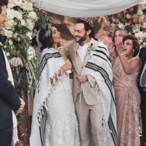 Juliana Harkavy Instagram - Happy 3 years wed to the love of my life and the man of my dreams. You reminded me who I am. You're the most kind, gentle, brilliant, beautiful, loving, sweet, funny, romantic, empathetic, deep, connected, musical, thoughtful, growth-oriented, heart-based, best friend, teammate, and human being I have ever known. You make life a fairytale. Every day we grow stronger, closer, and fall more deeply in love. Every day for all my days, I choose you, and I am yours. To hamechi hasti Omram, jigaram, azize delam. Happy Anniversary, @eskandar_alexander, my King. 💍❤️‍🔥👑🥂