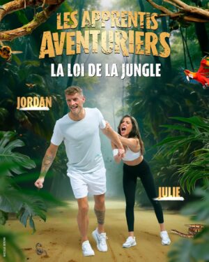 Julie Bertin Instagram - 🤍 Portés par l’amour, @jordan_0fficiel et @juliebrtn_off débarquent dans cette aventure, décidés à se hisser jusqu’à la victoire !
 
#LAA8, « la loi de la jungle », présenté par @laurentmaistret, dès le lundi 27 janvier à 19:50 sur @w9officiel et en streaming sur @m6plus