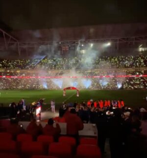 Julie Foudy Instagram - Wembley Stadium. 78,346. USWNT vs England. For a FRIENDLY. Largest crowd ever to watch a women’s friendly. Love when I get to live these moments in women’s soccer history from a really good seat. 🙏🏼 Nothing better than pitchside at Wembley. A little flavor if you missed. Plus a huge shout out to our larger TNT Sports team for rocking a 80 minute pregame show and 30 min post game as well. Love our squad! (Finally, let’s not forget our best photographer AND reporter @melissaortiz5… she does it all.)