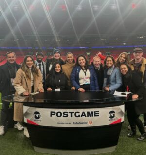 Julie Foudy Instagram - Wembley Stadium. 78,346. USWNT vs England. For a FRIENDLY. Largest crowd ever to watch a women’s friendly. Love when I get to live these moments in women’s soccer history from a really good seat. 🙏🏼 Nothing better than pitchside at Wembley. A little flavor if you missed. Plus a huge shout out to our larger TNT Sports team for rocking a 80 minute pregame show and 30 min post game as well. Love our squad! (Finally, let’s not forget our best photographer AND reporter @melissaortiz5… she does it all.)