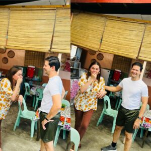 K Brosas Instagram - Lumalablayp… sa taping… sa work na lang ako kinikilig lol.. hi @realjestonialarcon hihi.. abangan sa Ang himala ni nino, bago mag eat bulaga sa tv5.. 😅☺️