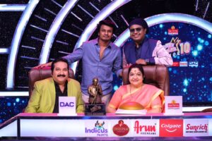 K. S. Chithra Instagram - Celebrating SPB ❤️
Saturday and Sunday 6.30pm. 
@vijaytelevision @globalvillagers
#globalvillagers #vijaytelevision #supersingerjunior10 
#kschitra #imman #mano #spb