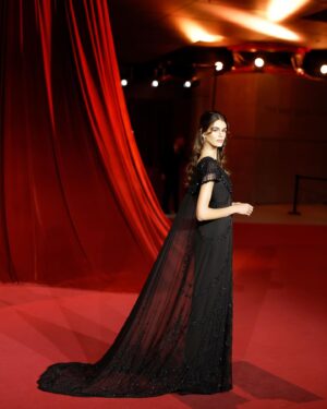 Kaia Gerber Instagram - thank you for a beautiful and inspiring evening @theacademy 🖤 and thank you beyond measure to sarah burton for diving deep into the archives and making all my gothic hollywood glamour dreams come true. @givenchy fall ‘97 couture (!!!!!!!!) tears of love and gratitude to sarah and the whole givenchy team always