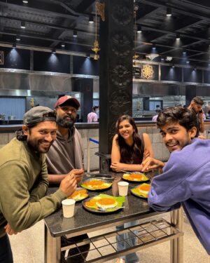 Kalyani Priyadarshan Instagram - Bengaluru Bommalus 🤍🎥🎞️🍨💃🏻⭐️ 🐶🌝🌚🩷🚦☕️🌥️