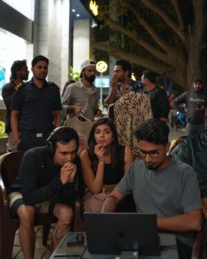 Kalyani Priyadarshan Instagram - Bengaluru Bommalus 🤍🎥🎞️🍨💃🏻⭐️ 🐶🌝🌚🩷🚦☕️🌥️