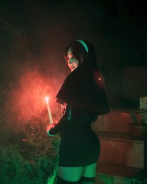 Karen Fukuhara Instagram - Happy Halloween from your humble servant, Sober Sister✝️⛪️