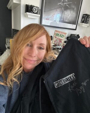 Kari Byron Instagram - Selling old Mythbusters wardrobe and more on @ebay. I am on a major garage clean out!