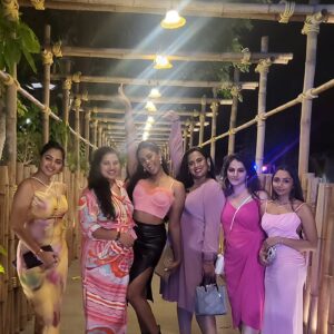 Karthika Nair Instagram - This time last year! 
Missing my fabulous Chicas from every walk of life for uniting and making my Bachelorette super special/ crazy!
Blessed to have the best bride tribe...
Shout out to my fab maid of honor @thulasin 
you make my world go round x
 Love you girls!

#KattysIdoKrew
#KarthikaNair 
#love