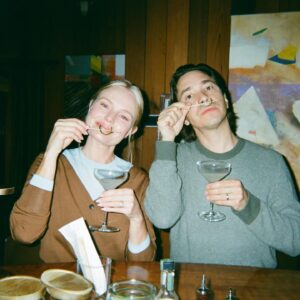 Kate Bosworth Instagram - Happy New Year!!!! What can I say, we were kids of the 90’s! Plus @justinlong said this song gets him a little… excited to kiss :) 😘🎊😘