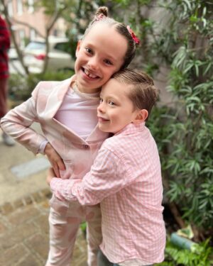 Kathryn Dennis Instagram - Coparenting means having to spend some holidays without my children..so we just celebrate early! Today was *our* Valentine’s Day. These 2 are the best of my heart, the pulse in my veins, the place where I am most connected to my truest self and life purpose. Whenever you feel lonely and need a little loving from home, just press your hand to your cheek and think ‘Mommy loves you’!