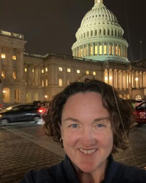 Katie Porter Instagram - I cast my last ever House votes tonight (to avert a Republican shutdown). The end of an era!