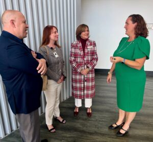 Katie Porter Instagram - Millions of Americans rely on Planned Parenthood for reproductive health care. I dropped by the Costa Mesa clinic recently to thank @plannedparenthoodosbc for their work—and for this cool reproductive rights champion award!

I’ll always fight to protect our right to get the care we need.