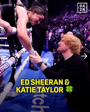 Katie Taylor Instagram - A year ago today 🎸😍

@teddysphotos at Cameron vs. Taylor 2 ☘️