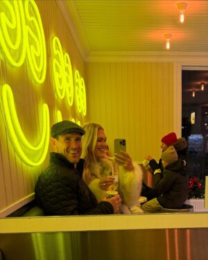 Katrin Tanja Davidsdottir Instagram - OUR ENGAGEMENT STORY & our week of ✨BLISS✨ sharing it with out closest people 💖☁️💫🥰 I don’t even know where to start but @brookslaich actually proposed in Iceland & he COMPLETELY surprised me! 

We had decided to do christmas & new years at home in Coeur D’Alene this year so I decided to squeeeeeze in a trip back home to Iceland to see my family, best friends, the christmas lights, have hot chocolate & whipped cream ❤️🎄🥹✨ ya know just all my christmas favorites!!! 

I ALSO decided to make a quick trip to London for the weekend to see my family there (little did I know I was planning my own engagement right there when I decided to book that trip🤣)

I was suppose to land in Iceland at midnight on that sunday but after some delays I wasn’t leaving the airport until 1am & I was so tired. I called Brooks literally just to chat to stay awake because the drive is an hour (the whole time we were chatting I am thinking he is in states!!!!!) and as I get into parking garage I tell him I love him & say good night. 

But when I opened our apartment door there he was, standing in the middle of our living room, surrounded by roses & candles & flower pedals & I just FROZE 😭✨ I was so shocked & so happy & literally my dream is coming true all at same time so I actually just froze and said nothing and didn’t even move for probably a good 30 seconds 🤣

But it was the most beautiful moment at 2am ❤️ After he proposed we just wanted to sit in the moment for longer, so I made us hot chocolate & whipped cream & we sat down on the couch together. I asked him to tell me EVERYTHING from the planning to the ring & we chatted until about 5am that morning!!

It was the most thoughtful proposal & perfectly us ❤️🌹 He did it in Iceland to honor that that too is our home (🥹), to also make memories there & so that we could share the news in person with our family & best friends there. And that week at home after was just that: THE MOST SPECIAL 💫☁️💖 

I have just been up there swirling on a pink cloud and not sure I will ever come back down to earth actually 💍🤭 the happiest I have ever been & so excited to start this next chapter of life with my future HUSBAND!!!!! @brookslaich