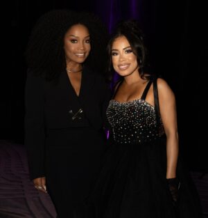 Keshia Chante Instagram - Thank you @cafawards for having me 🖤 I was honored to present the Changemaker Award to beautiful and inspiring Faith Sisters @niafaith @thejusticefaith. @vickymilner6 what an incredible show ✨