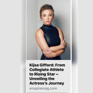 Kijsa Gifford Instagram - Thank you so much Enspire Magazine for this amazing interview, read the full interview from the link to my press page in my bio. #enspiremagazine #actress #movie #interview @jeanniealbers photo credit