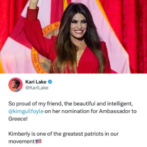 Kimberly Guilfoyle Instagram - Thank you everyone for the INCREDIBLE support. MAGA! ❤️🇺🇸🇬🇷
